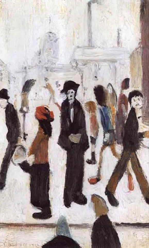 People in a street by Laurence Stephen Lowry