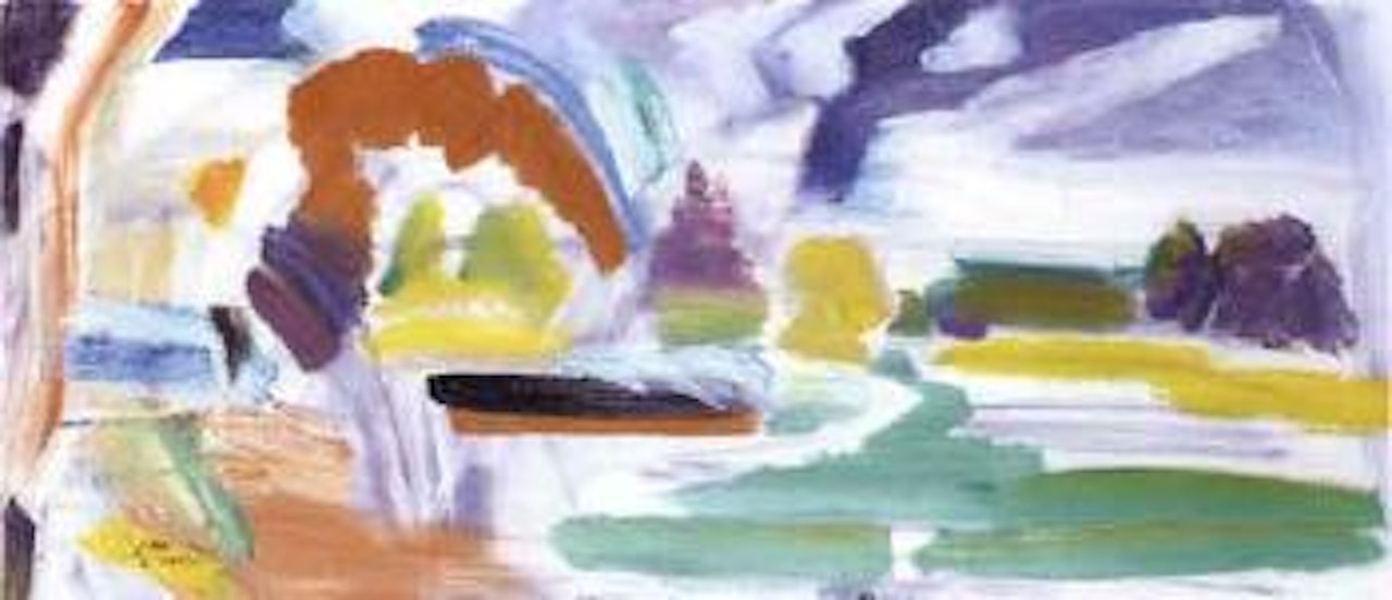 Sussex landscape by Ivon Hitchens