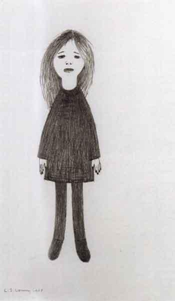 Standing girl by Laurence Stephen Lowry