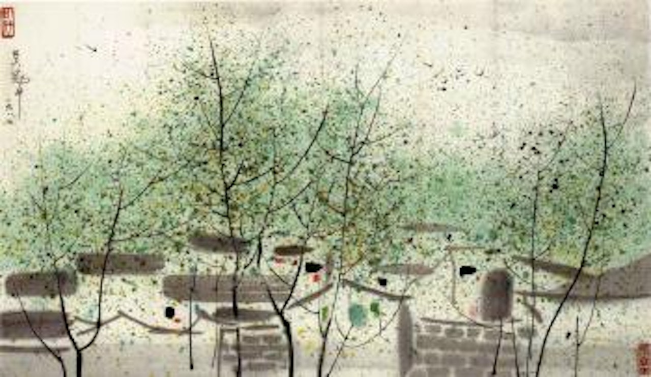 New spring by Wu Guanzhong