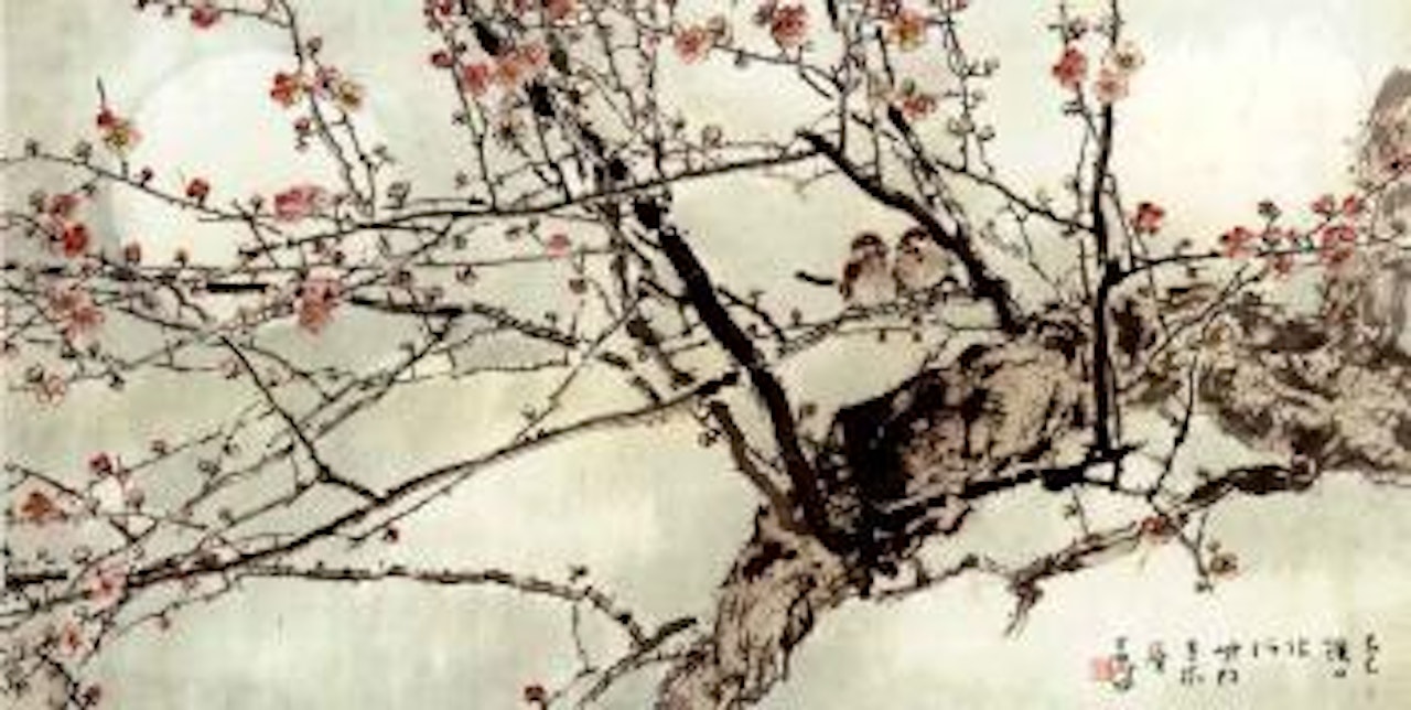 Flowers and birds by Yang Shanshen