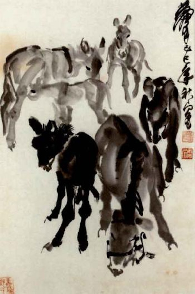 Donkeys by Huang Zhou