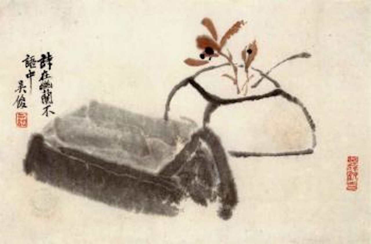 Orchid by Wu Changshuo