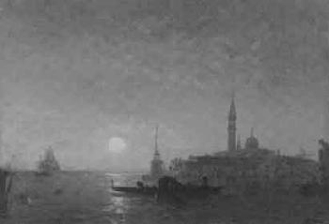 Claire de lune a Venise by Félix Ziem
