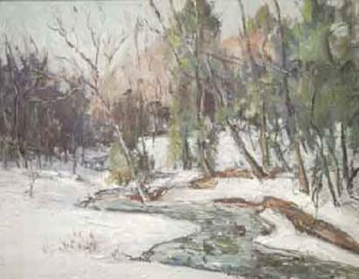 Brook in the Poconos by Walter Emerson Baum