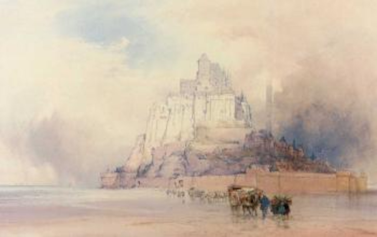 Mont St Michel, Normandy, France by William Callow
