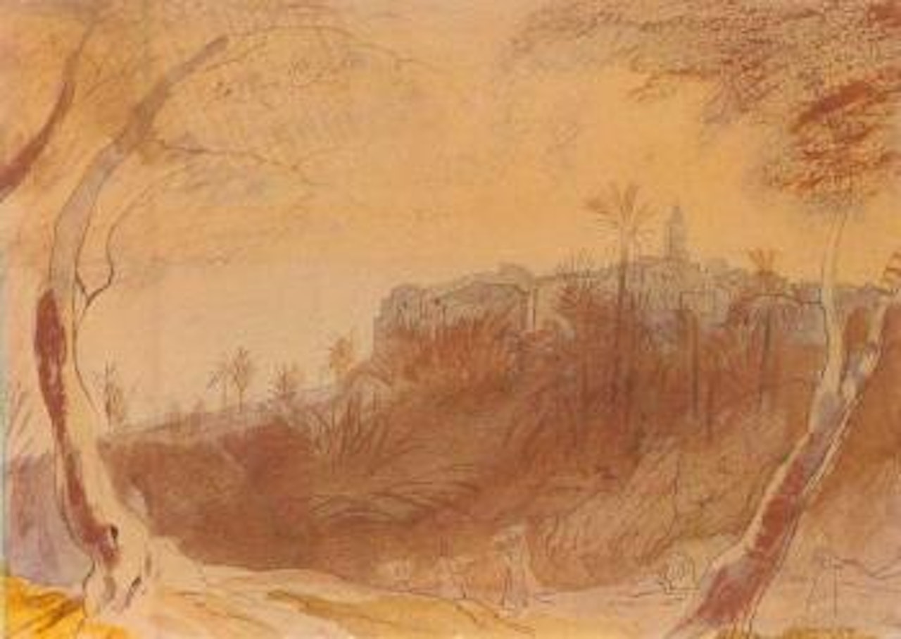 Bordighera, Liguria, Italy by Edward Lear