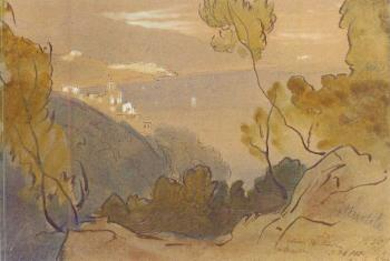 La Mortola, Italy by Edward Lear