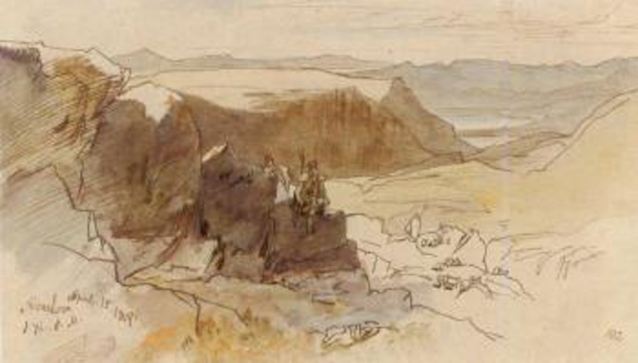 Arachova, Greece by Edward Lear