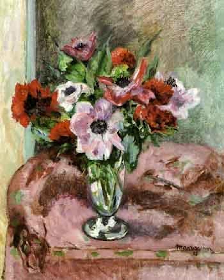 Les anemones by Henri Manguin
