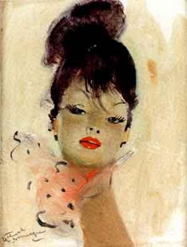 Portrait of Rana by Jean Gabriel Domergue