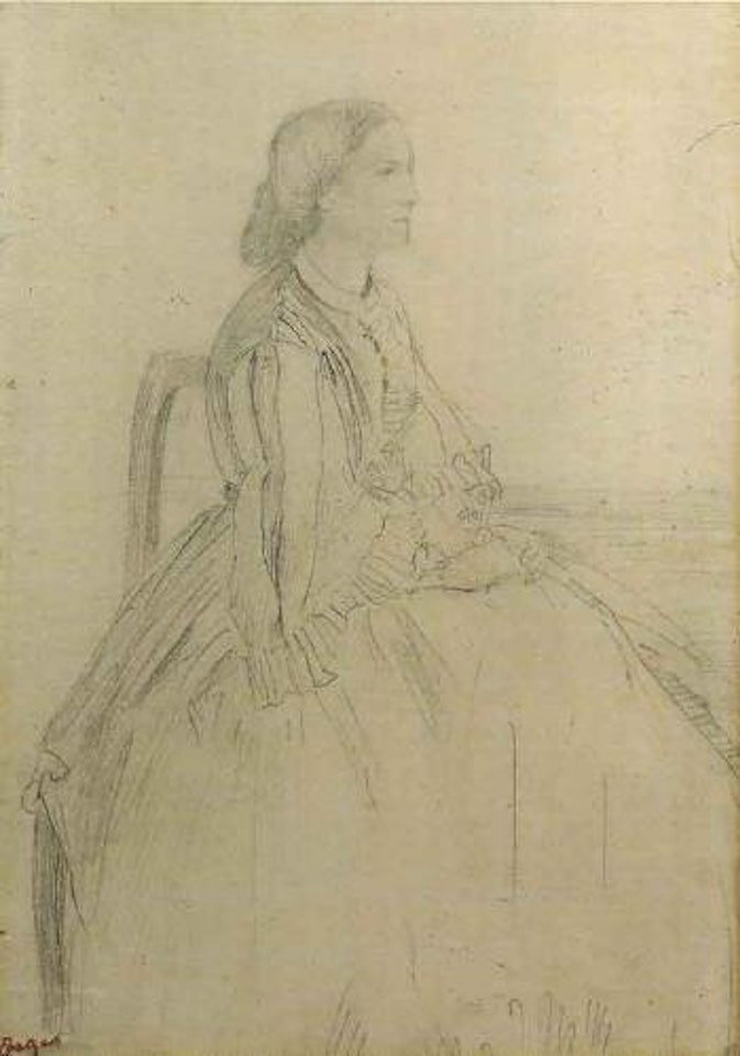 Femme assise by Edgar Degas