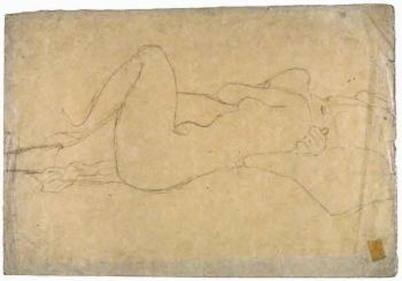 Friends embracing by Gustav Klimt