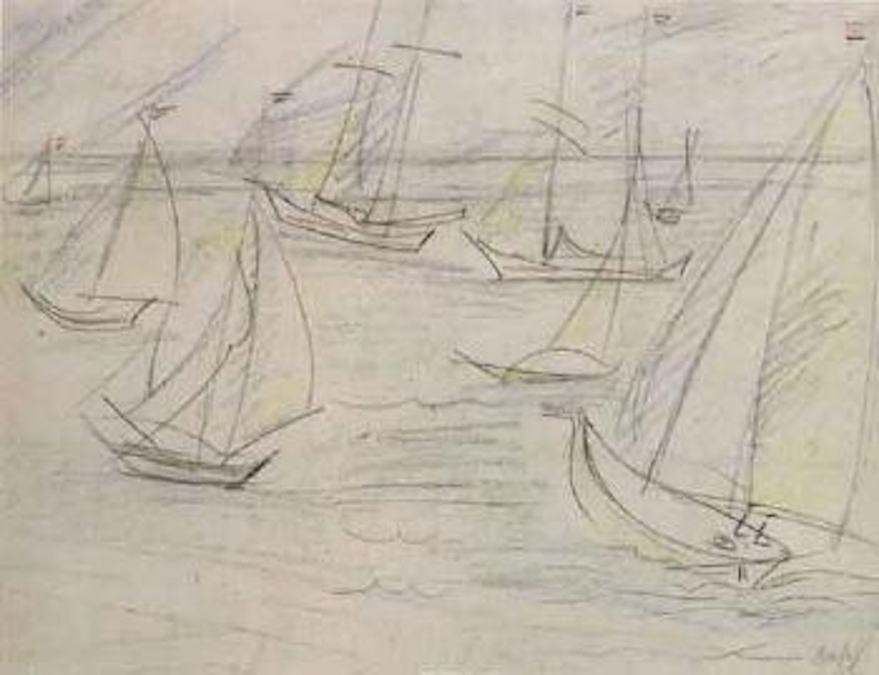 La regate by Raoul Dufy