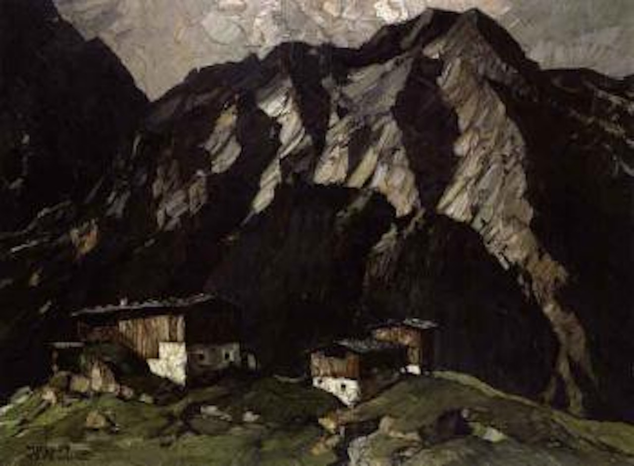 Tyrolean mountain farmstead by Oskar Mulley