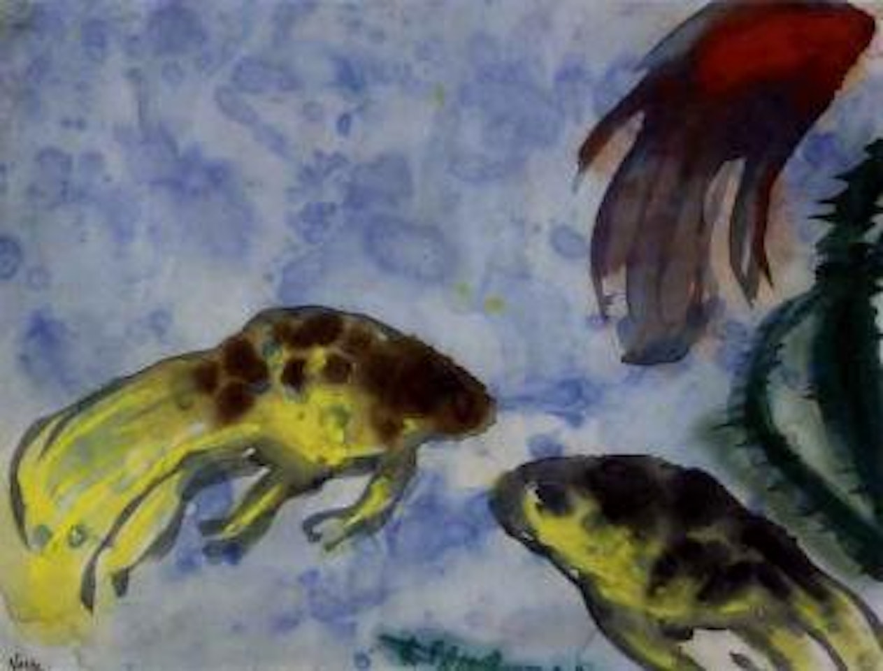 Aquarium by Emil Nolde