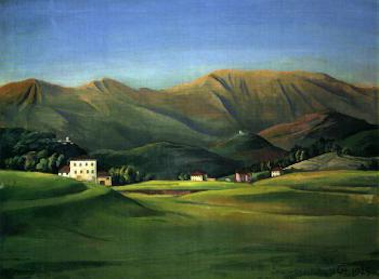 Tessin landscape by Karl Hofer