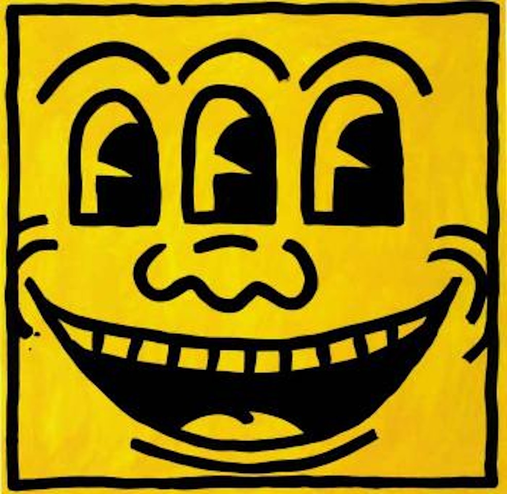Untitled - face by Keith Haring