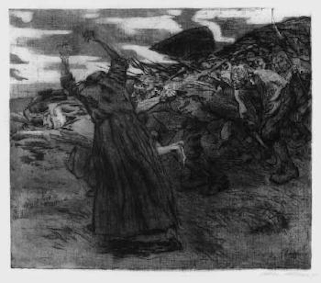 Breaking free by Kathe Kollwitz