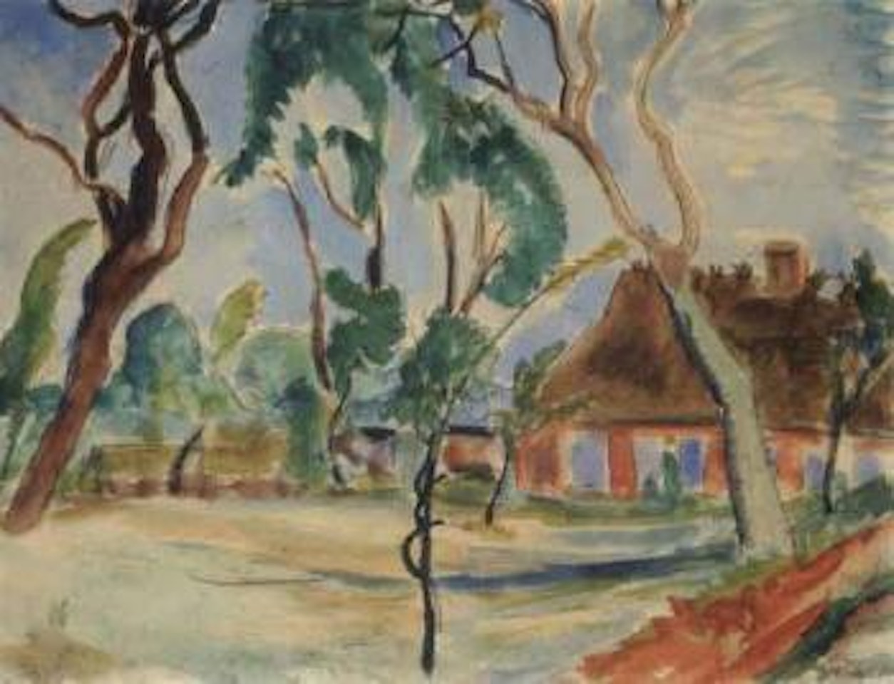 Fruit trees by Erich Heckel