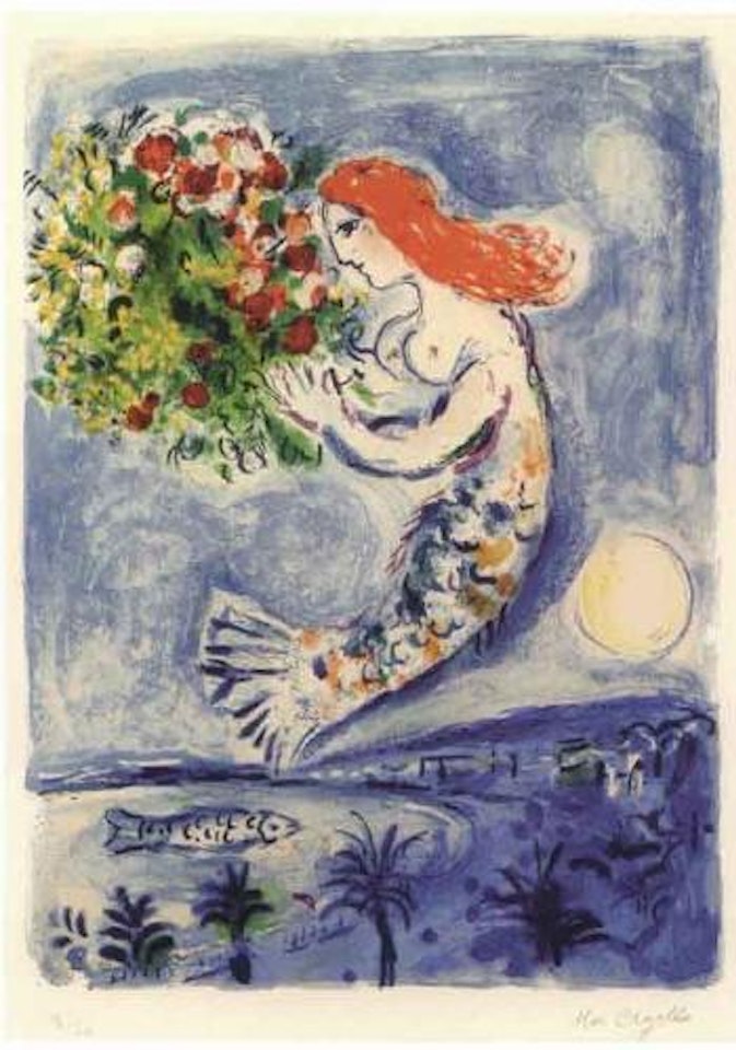 La Baie des Anges by Marc Chagall