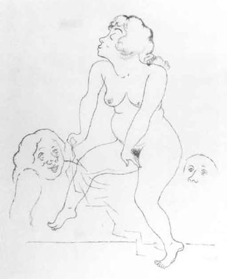 Lady Hamilton by George Grosz