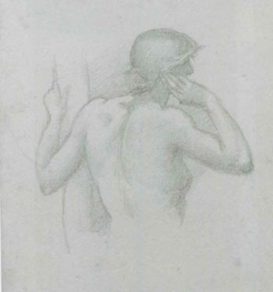 Studies of hill-fairies by Edward Coley Burne-Jones
