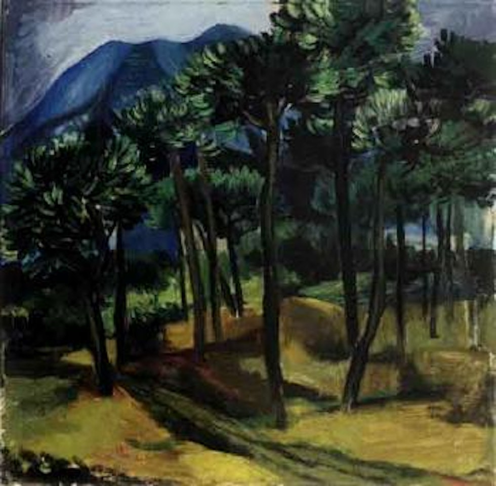 Pine grove on the Vesuvius by Renato Guttuso
