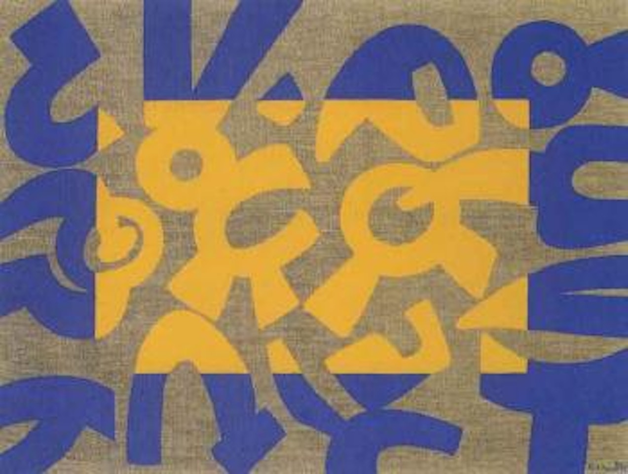Yellow blue by Carla Accardi