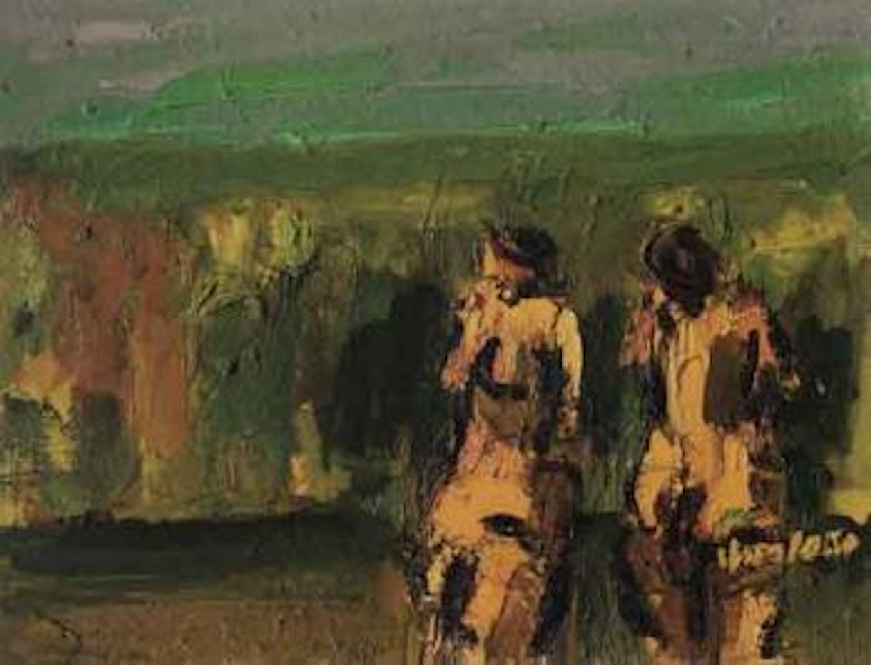 Study of bathers by Ennio Morlotti