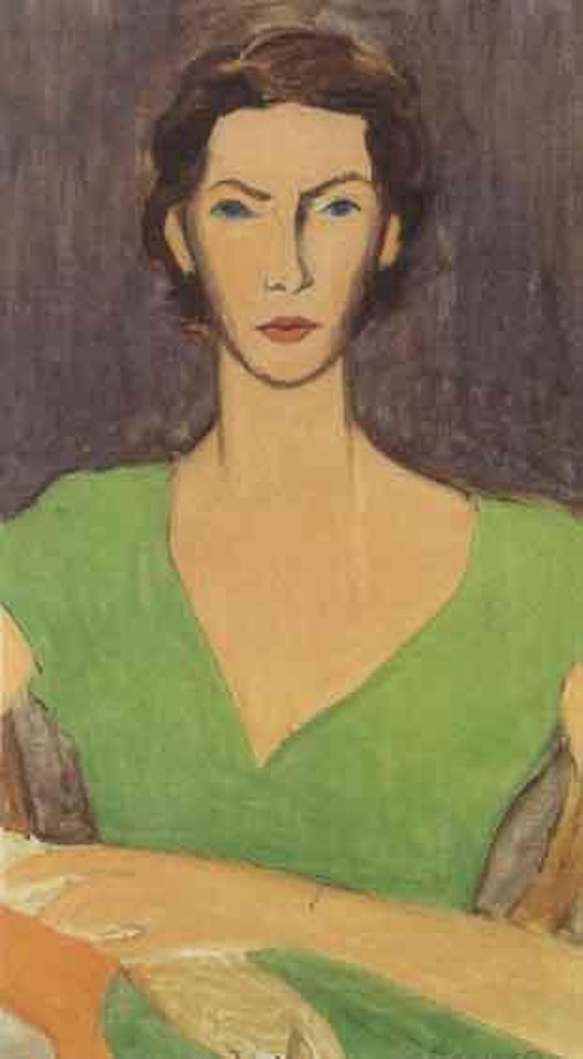 Portrait of woman by Giulio Turcato