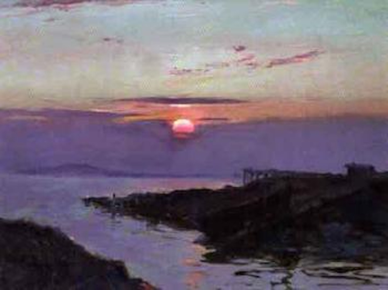 Evening glow by Sydney Mortimer Laurence