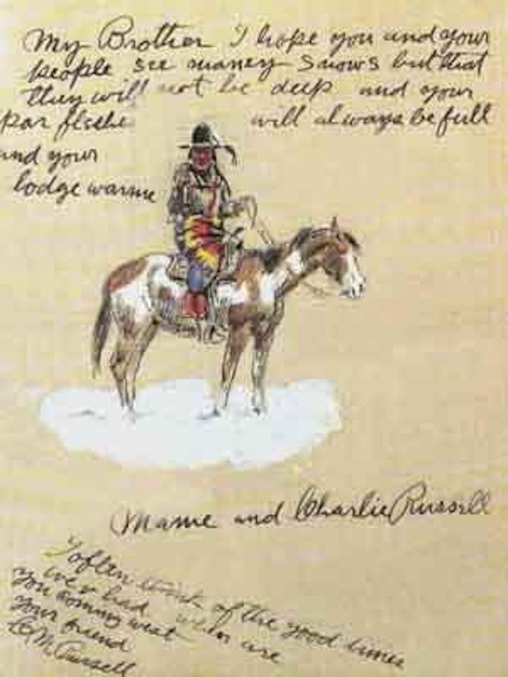 Letter to my brother by Charles M Russell