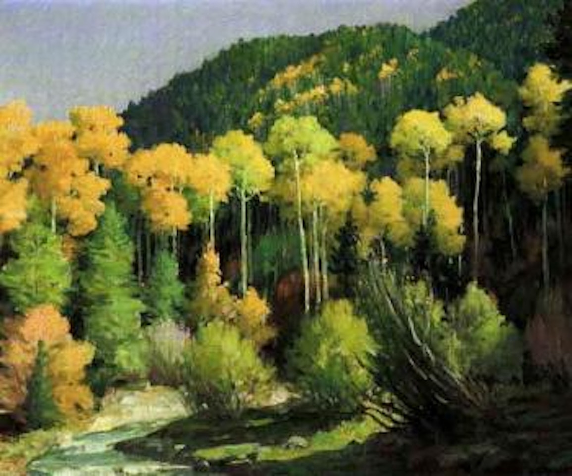 Aspens near Twining by Joseph Henry Sharp
