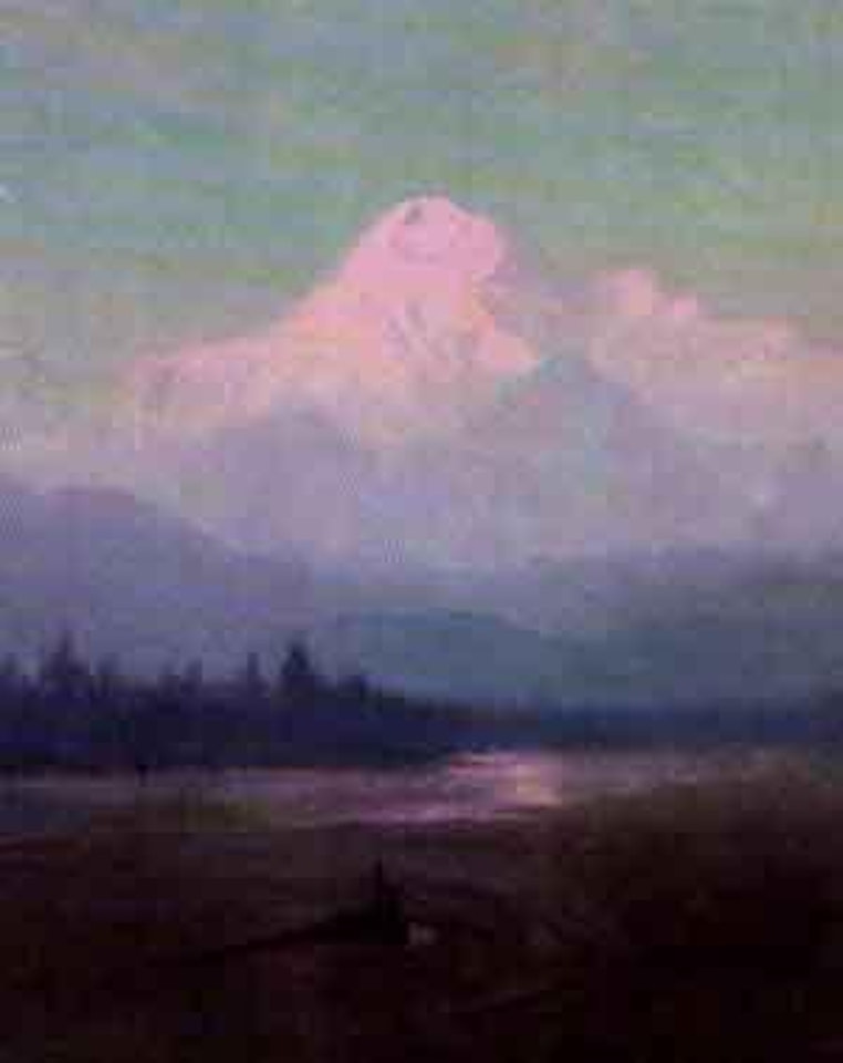 Mt. McKinley from Tokositna River by Sydney Mortimer Laurence