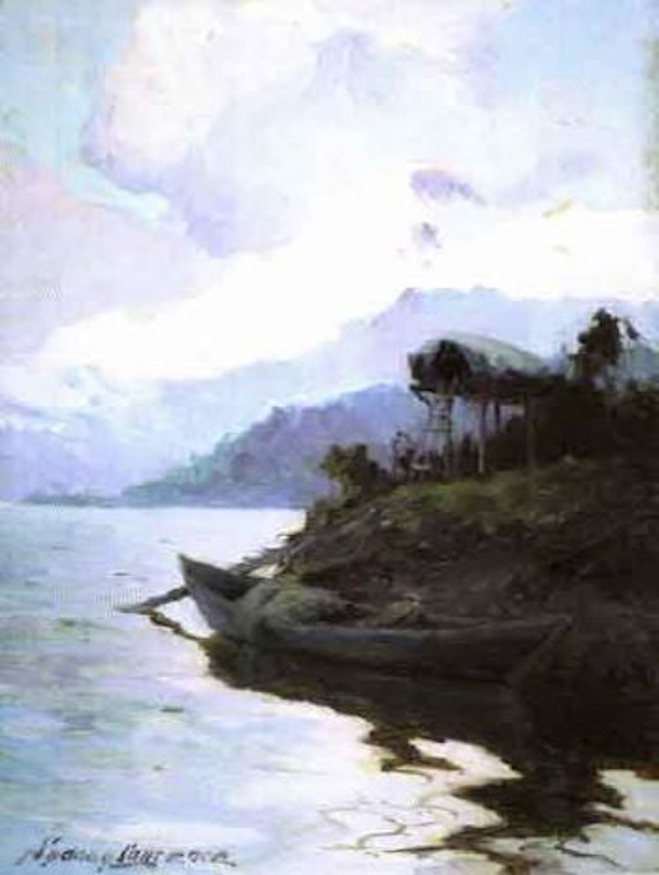 Iliamna, across Cook Inlet by Sydney Mortimer Laurence