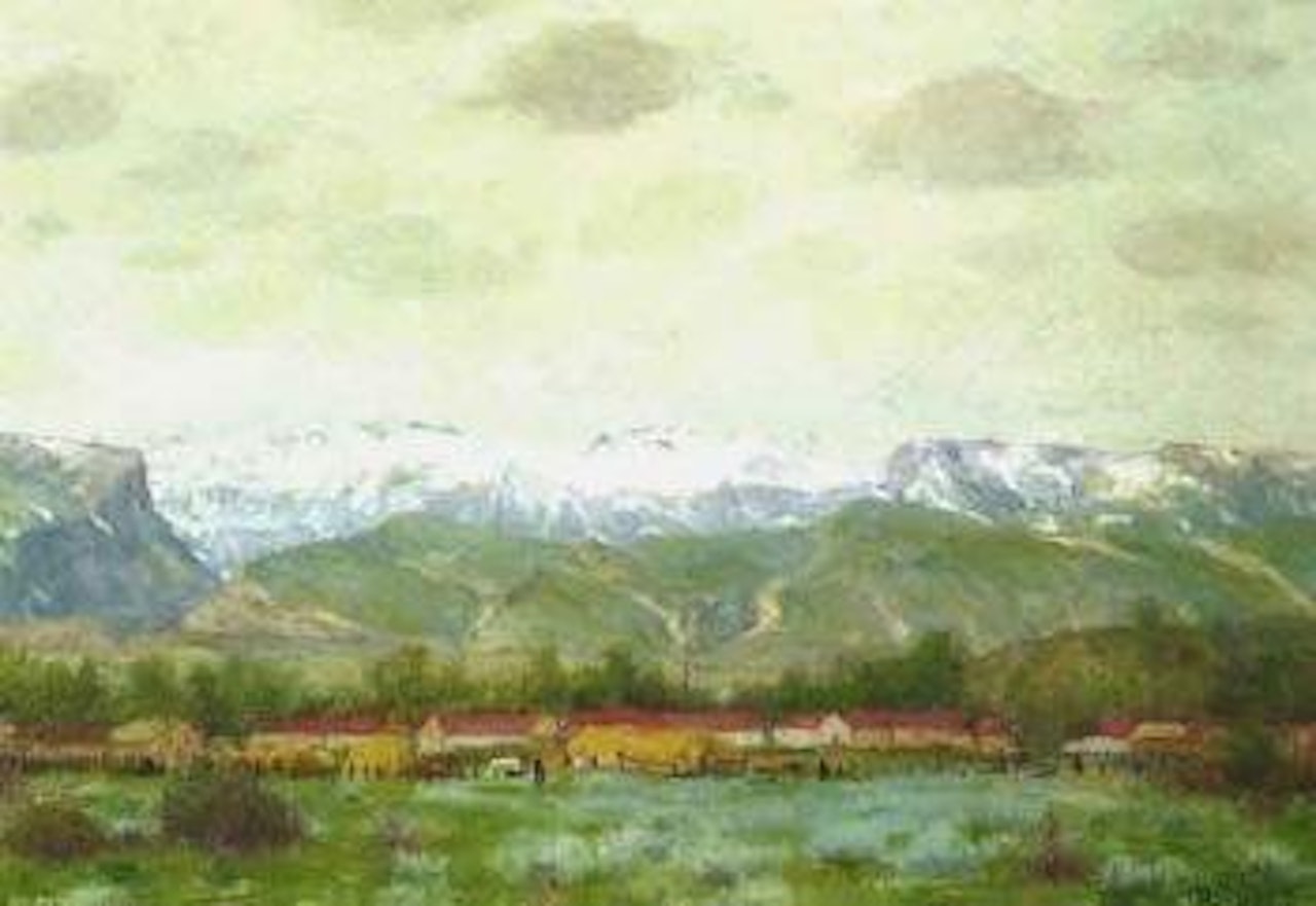 Fort Washakie, Wyoming by Joseph Henry Sharp