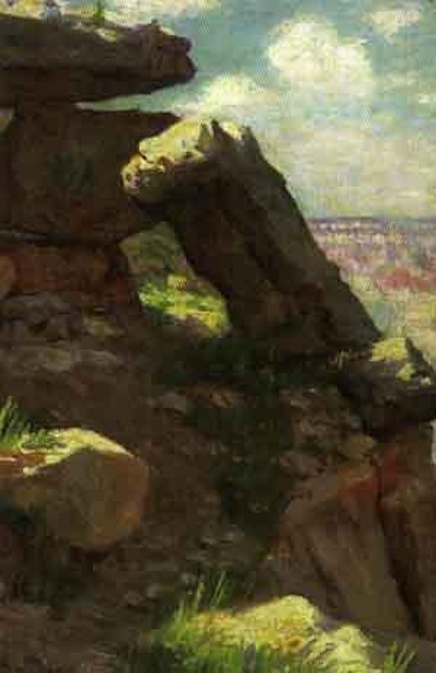 Rocks. Grand Canyon, Arizona by Joseph Henry Sharp