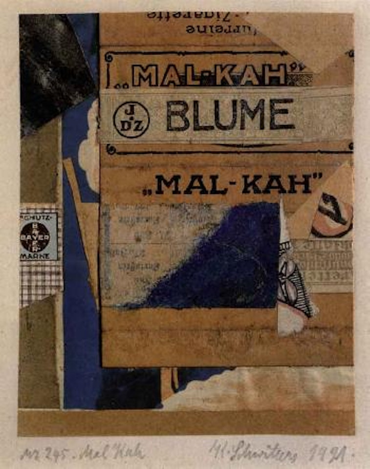 MZ 245 MAL KAH by Kurt Schwitters
