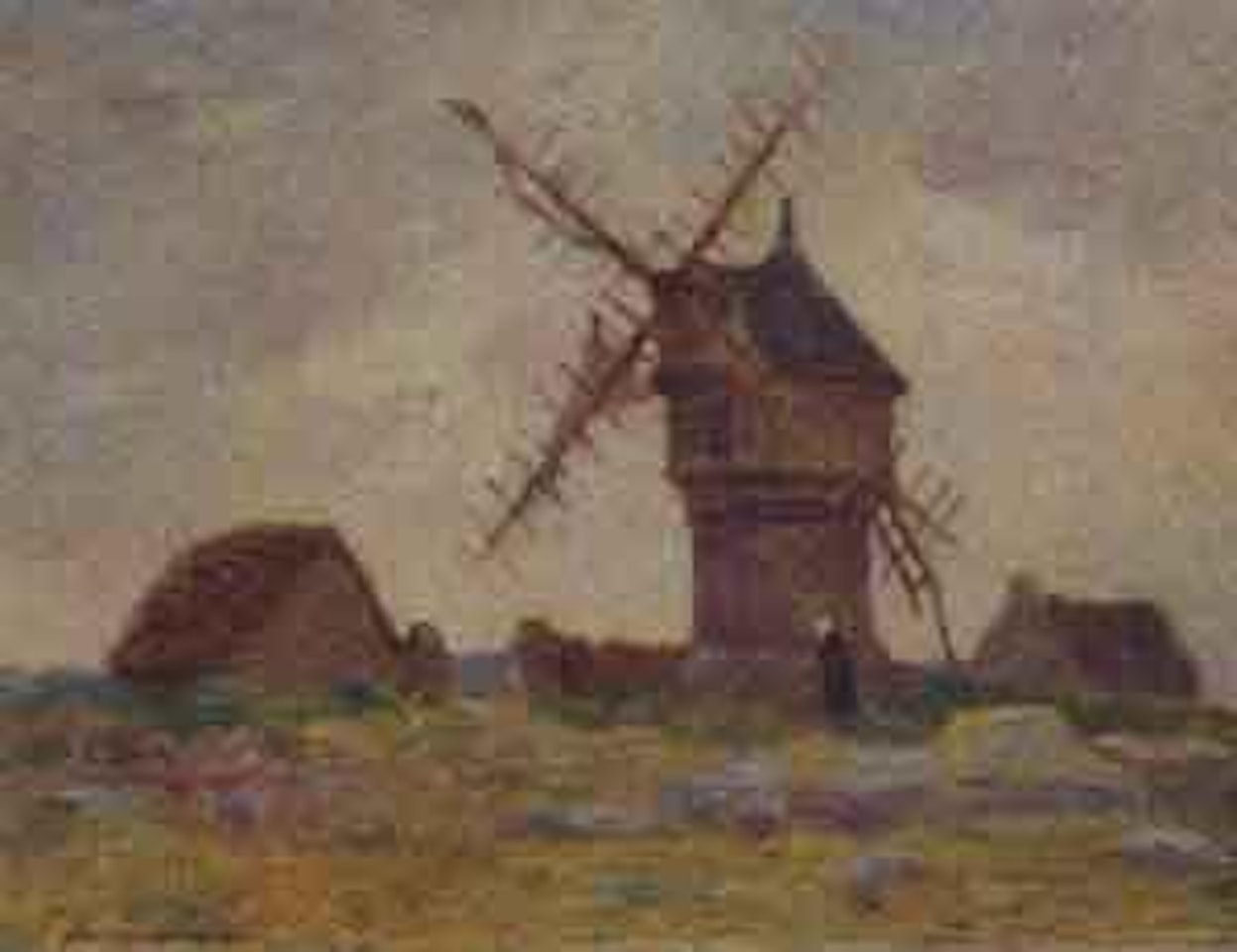 Moulin en presqu'ile du Croisic by Ferdinand du Puigaudeau