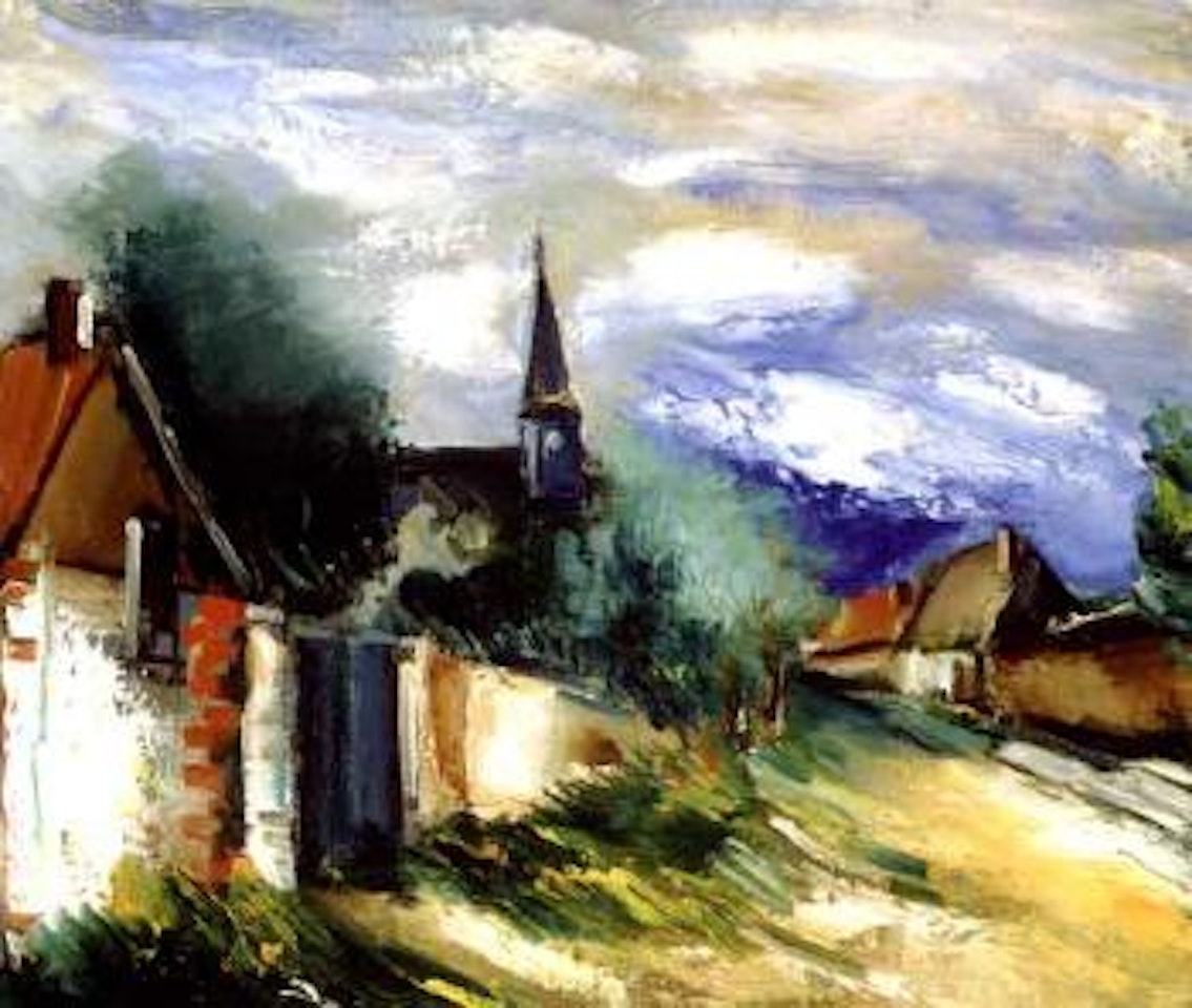 Village street by Maurice de Vlaminck