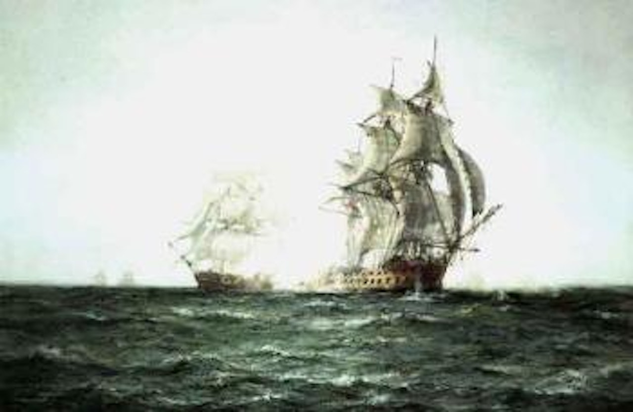 The gallant Penelope by Montague Dawson