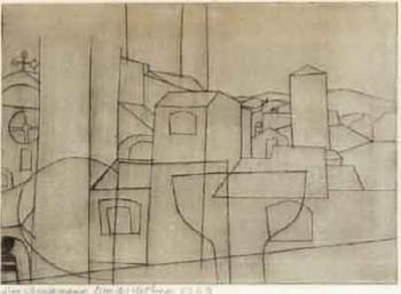San Gimignano by Ben Nicholson, O.M.