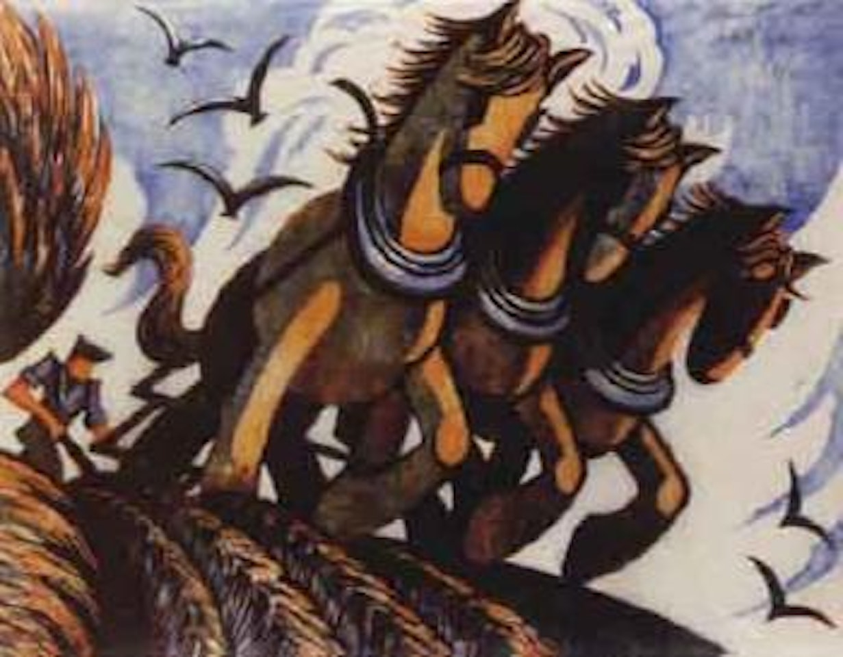 Tillers of the soil by Sybil Andrews