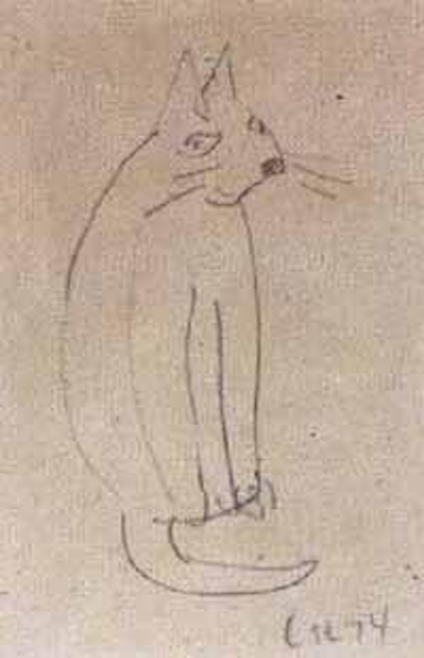 Cat by Laurence Stephen Lowry