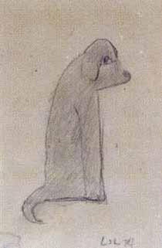 Dog by Laurence Stephen Lowry