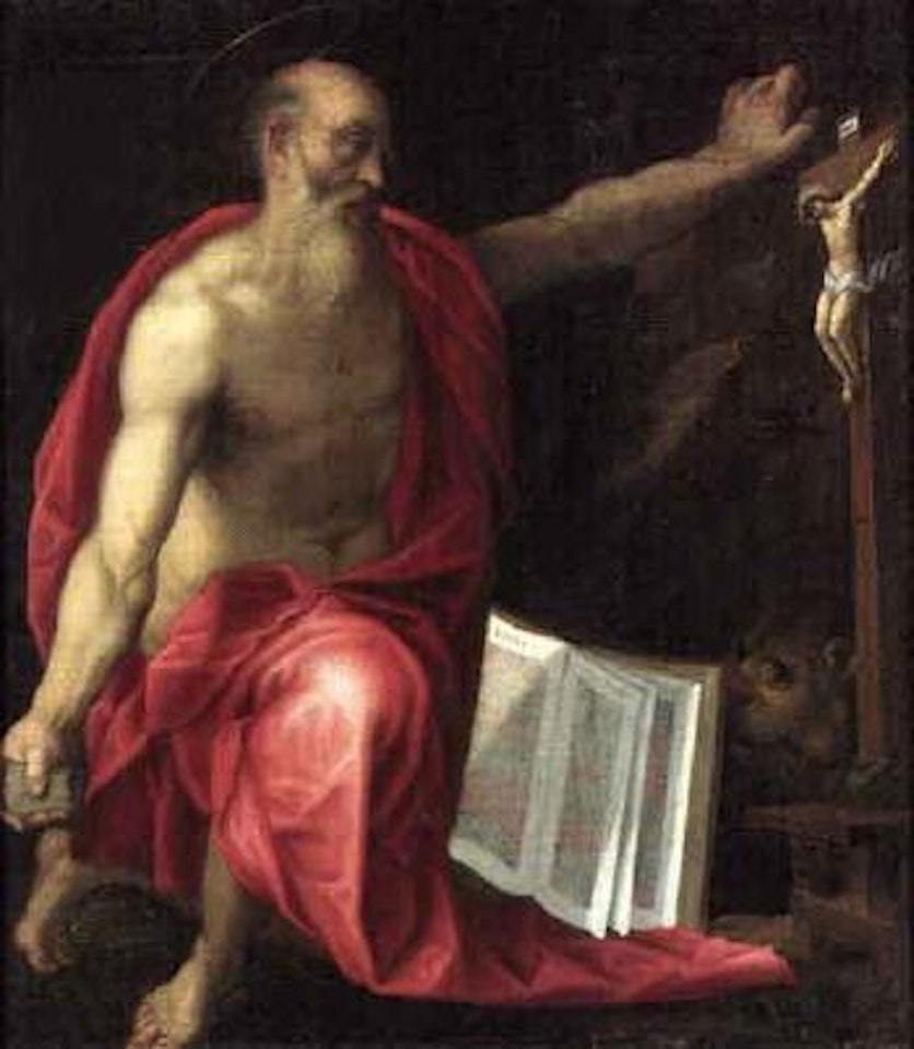 Penitent Saint Jerome by Venetian School