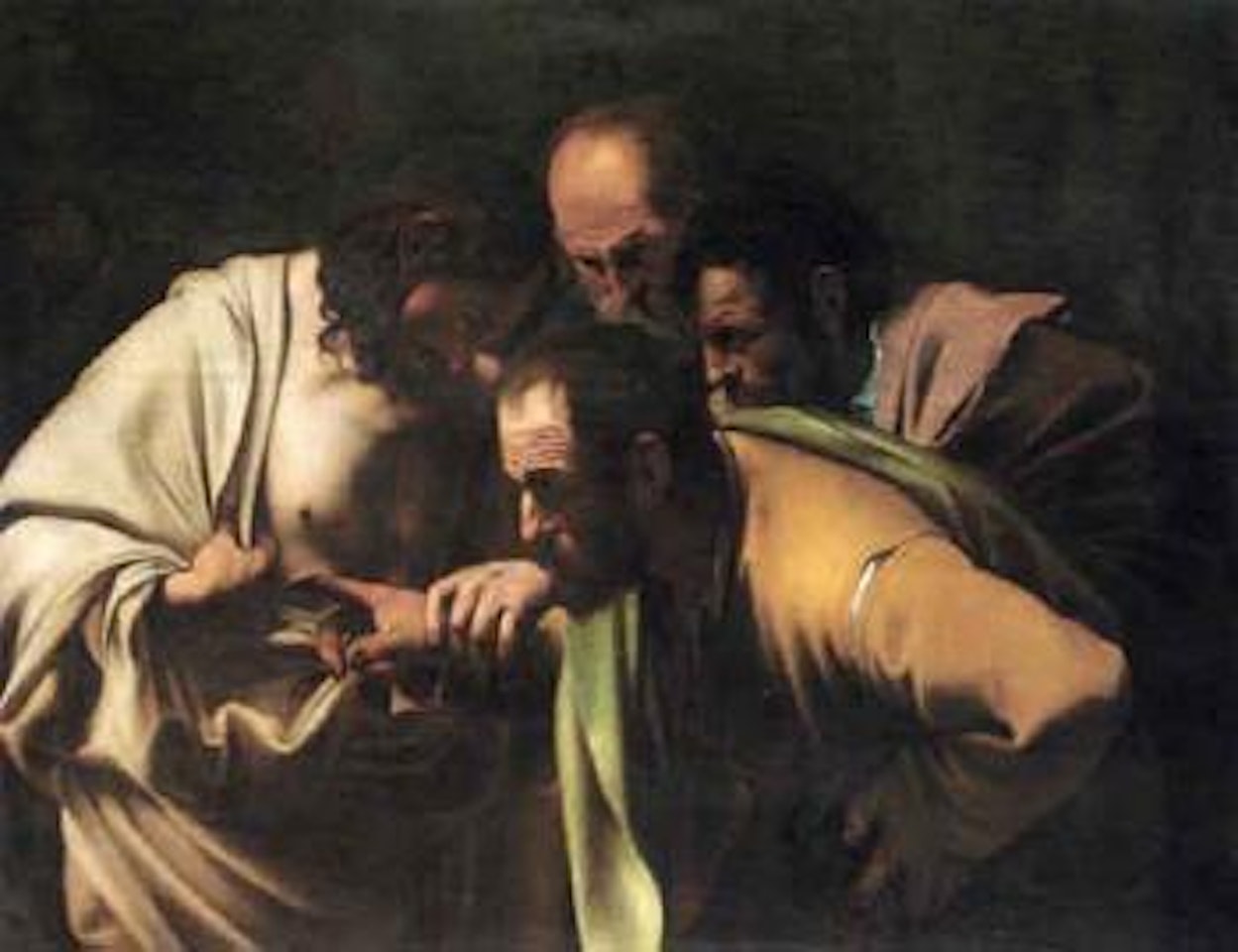 Incredulity of St. Thomas by Caravaggio