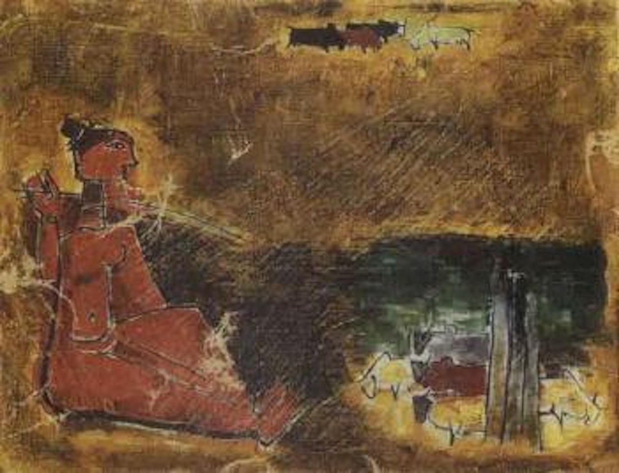 Untitled by M.F. Husain