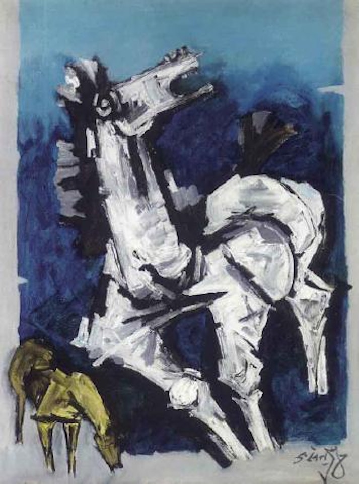 Untitled by M.F. Husain